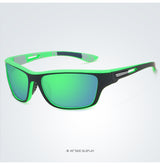 2 pcs Stylish Polarized Sports Sunglasses - UV Protection, Lightweight, Ideal for Fishing & Outdoor Activities - Front View