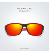 2 pcs Stylish Polarized Sports Sunglasses - UV Protection, Lightweight, Ideal for Fishing & Outdoor Activities