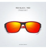 2 pcs Stylish Polarized Sports Sunglasses - UV Protection, Lightweight, Ideal for Fishing & Outdoor Activities - Front View