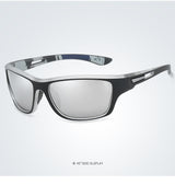 2 pcs Stylish Polarized Sports Sunglasses - UV Protection, Lightweight, Ideal for Fishing & Outdoor Activities - Front View