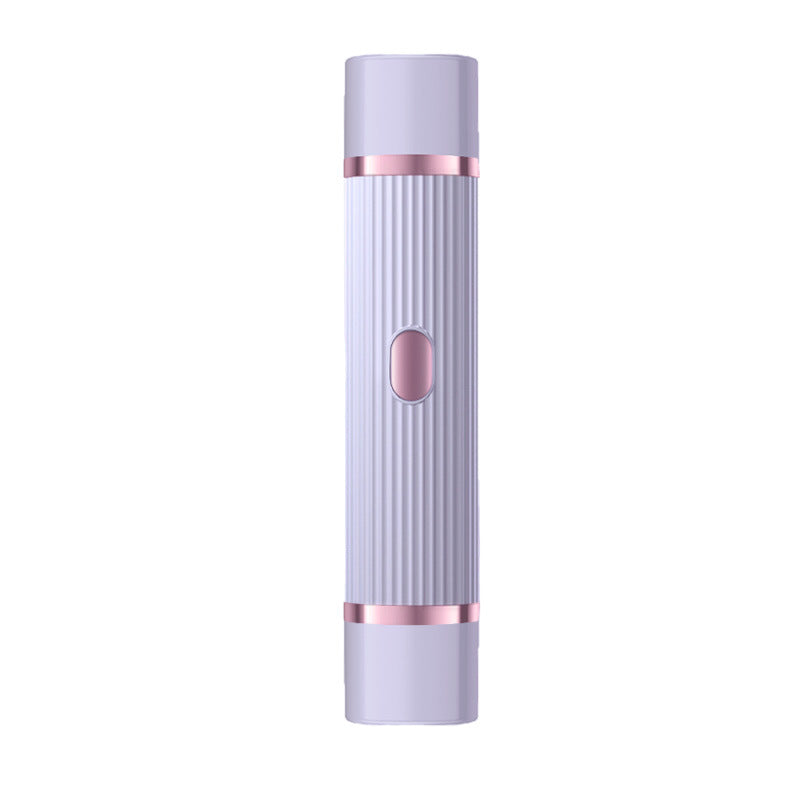 Purple Women's Double-Headed Electric Shaver - Painless Hair Remover & Trimmer