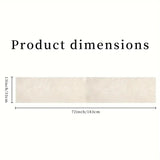 Easter Table Runner - Linen Bunny Decoration, 72-Inch Set of 2 (Style 2) - Side View
