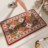 Non-Slip Diatomaceous Earth Bath Mat - Quick-Dry, Durable Toilet Rug 40x60cm - Front View