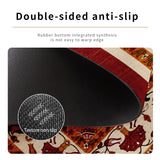 Non-Slip Diatomaceous Earth Bath Mat - Quick-Dry, Durable Toilet Rug 50x80cm - Side View