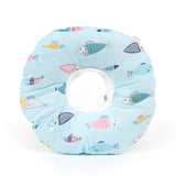 2 pcs Light blue fish Soft Pet Recovery Collar - Comfortable Anti-Lick Cone for Cats & Dogs Size S