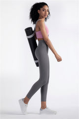 Size XL Rose Pink High-Waisted Seamless Yoga Pants for Women - Tummy Control, Butt Lifting & Back Waistband Pocket - Extra Image