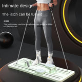 Black Foldable Multi-Functional Abdominal Trainer – Home Workout Fitness Board - Front View