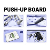 Black Foldable Multi-Functional Abdominal Trainer – Home Workout Fitness Board - Top-Down View