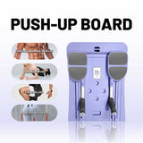 Black Foldable Multi-Functional Abdominal Trainer – Home Workout Fitness Board - 45-Degree Angle