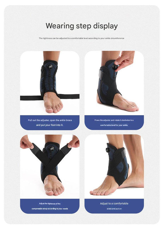 1 Pair Black Pink Adjustable Ankle Brace  Compression Support for Running, Sports, and Ankle Recovery