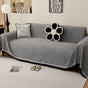 180*180CM Dark Grey Premium Polyester Sofa Throw Blanket, 180x180 cm, Multi-Seasonal Use, Sofa Protector
