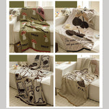 Brown Bear Pattern Soft and Absorbent 4-Layer Cotton Bath Towel for Adults and Children | Cartoon Design | 80*160 cm | Perfect for Bathing and Lounging - Rear View