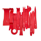 Red 38PCS Car Interior Trim Removal Tool Kit - Durable PP Material for Car Audio, Dashboard, Door Panel, and Modification - Side View