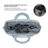 Pink Quilted Pattern Large Capacity Mummy Bag - Stylish Baby Diaper Bag for Moms, Baby Stroller Bag with Multiple Compartments - Side View