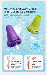 Pink Interactive Animal Sound Whistle Horn for Kids - Lung Capacity Training and 30+ Sound Effects Toy - Close-Up Angle