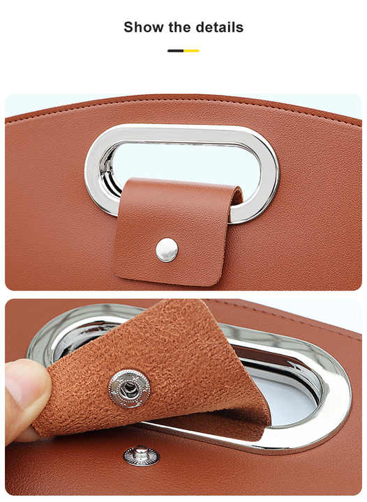 Beige Elegant PU Leather Laptop Handbag & Sleeve - Protective and Stylish Laptop Case with Adjustable Strap for 15.6-inch Laptops