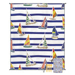 Style STD-001-24 Colorful Quick Dry Beach Mat Sand Proof Waterproof Outdoor Picnic Blanket - Compact & Lightweight