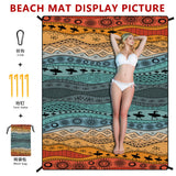 Style STD-001-28 Pink Quick Dry Beach Mat Sand Proof Waterproof Outdoor Picnic Blanket - Compact & Lightweight