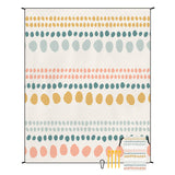 Style STD-001-34 Colorful Quick Dry Beach Mat Sand Proof Waterproof Outdoor Picnic Blanket - Compact & Lightweight