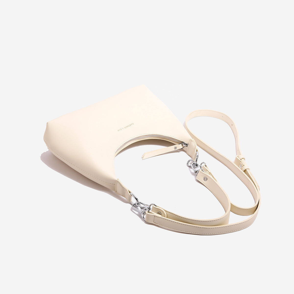 Blue Women's Trendy PU Leather Shoulder Bag - Fashionable Underarm Hobo Bag with Adjustable Strap