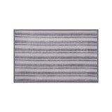 Black Safe & Dry Bathroom Mat - Non-Slip Absorbent Bath Rug 50x80cm - 45-Degree Angle