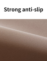 Brown Quick Dry Bathroom Rug - Non-Slip PVC Foam, Super Absorbent, 40x60cm - Top-Down View