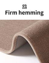 Brown Quick Dry Bathroom Rug - Non-Slip PVC Foam, Super Absorbent, 50x80cm - 45-Degree Angle