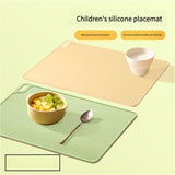 Green Safe & Durable Silicone Placemat - Heat Resistant, Spill-Proof Table Protector for Kids & Adults(40*60CM)