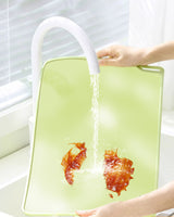 Yellow Safe & Durable Silicone Placemat - Heat Resistant, Spill-Proof Table Protector for Kids & Adults(40*60CM) - Rear View