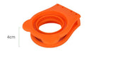 3 Pcs Rose Red Round Sandwich Sealer & Cutter - Safe Hand Guard Design, DIY Pocket Bread Mold - Close-Up Angle