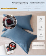Yellow Pure Cotton Flannel Pillowcase Set - Soft, Thickened, Solid Color (Pair, 48x74cm) - Top-Down View