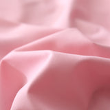 Gray And Pink Stitching Ultra-Soft Solid Color 4-Piece Bedding Set - Queen Size(Suitable for 2m bed) - Close-Up Angle