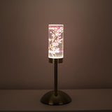 Gypsophila Paniculata Eternal Flower Acrylic Table Lamp - Color-Changing LED, USB Rechargeable, Touch Control - Front View