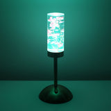 Gypsophila Paniculata Eternal Flower Acrylic Table Lamp - Color-Changing LED, USB Rechargeable, Touch Control - Side View