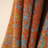 Grey Ethnic Boho Shawl for Women - Stylish Split Cape for Travel and Cooling Rooms