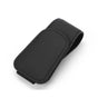 2 Pcs Black PU Leather Car Visor Sunglasses Holder - Multi-Functional Clip for Glasses, Cards & Tickets, 9.5x4.5cm