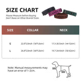 Size L Pink 1 pack Stylish PU Leather Dog Collar with Spikes - Adjustable, Durable & Comfortable for Medium to Large Breeds - Top-Down View