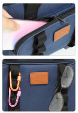 Black 23L Extra Large Insulated Cooler Bag with Double Layers - Perfect for Camping, Picnics, and Outdoor Adventures - Extra Image