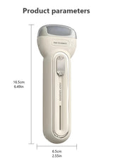 Black Electric Foot Grinder with USB Charging - Dual-Speed Callus Remover for Smooth, Exfoliated Feet - Close-Up Angle