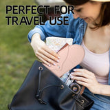 2 Pcs Pink Elegant Silicone Makeup Brush Storage Case - Travel-Friendly, Dustproof, and Multi-Functional - Top-Down View