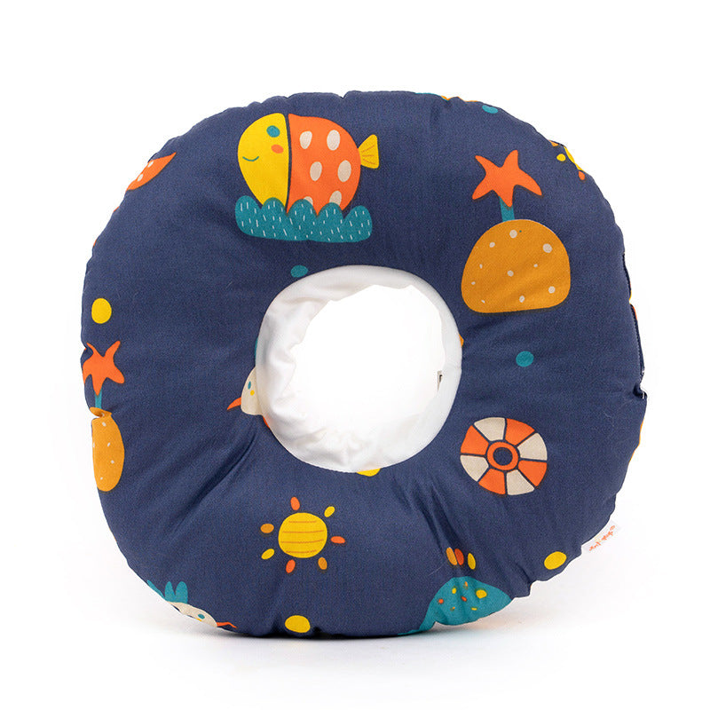 2 pcs Underwater World Soft Pet Recovery Collar - Comfortable Anti-Lick Cone for Cats & Dogs Size L