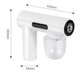 Portable Electric Humidifier Spray Gun - Blue Light Sanitizer - 50ml - Front View
