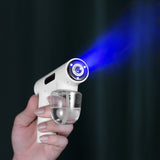 Portable Electric Humidifier Spray Gun - Blue Light Sanitizer - 50ml - Side View