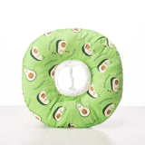 2 pcs Avocado Pet Recovery Collar - Comfortable Anti-Lick Cone for Cats & Dogs Size XS