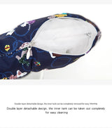 2 pcs Cloud Rabbit Pet Recovery Collar - Comfortable Anti-Lick Cone for Cats & Dogs Size M - Top-Down View