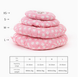2 pcs Cloud Rabbit Pet Recovery Collar - Comfortable Anti-Lick Cone for Cats & Dogs Size L - Front View