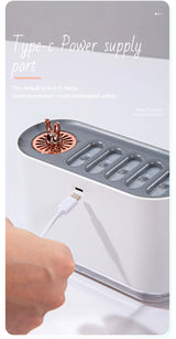 White Dynamic Color Changing Humidifier - Sound Control & Auto Shut-Of - Top-Down View