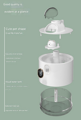 White Astronaut Humidifier with LED Night Light - Whisper Quiet for Bedroom - 45-Degree Angle