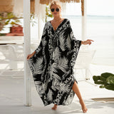 Style 6 Loose Fit Caftan Dress - Resort Style Beach Coverup for Women