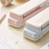 Car Shaped Pencil Cases - Set of 2, Double Layer Design - Side View